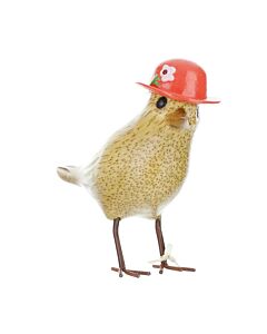 DCUK Garden Birds with Floral Hat-Coral